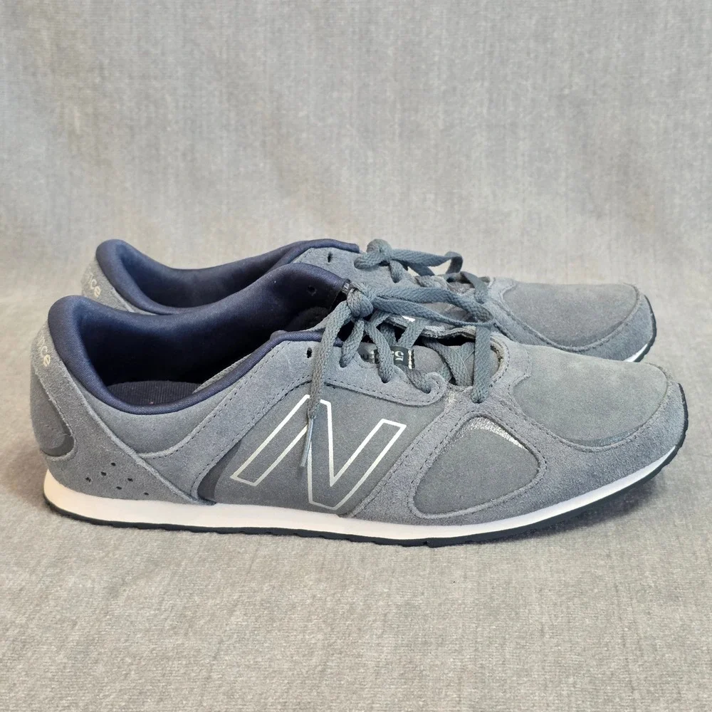 New Balance 555 Sneaker Womens 11 Grey WL555GS Suede Comfort Walking Shoes
